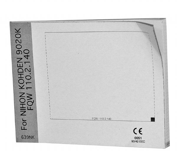 EKG PAPÍR NIHON KOHDEN - bloček 14,1 x 10,9 cm