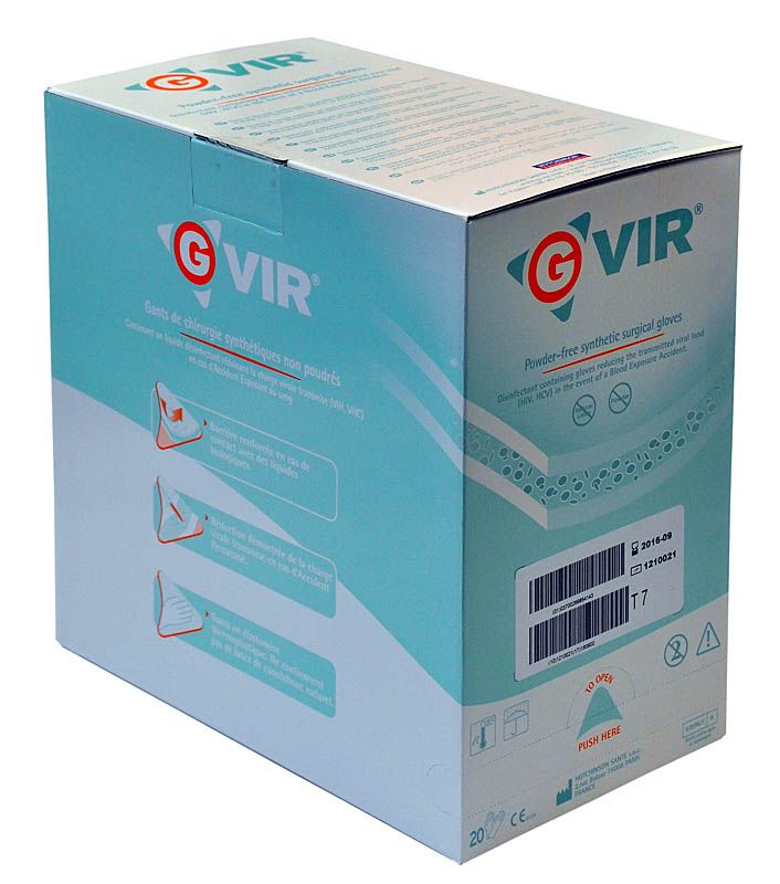 CHIRURGICKÉ RUKAVICE G - VIR