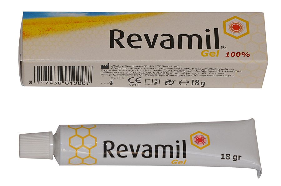 HYDROFILNÍ GEL REVAMIL TUBA - 18 gramů (lékařský med)