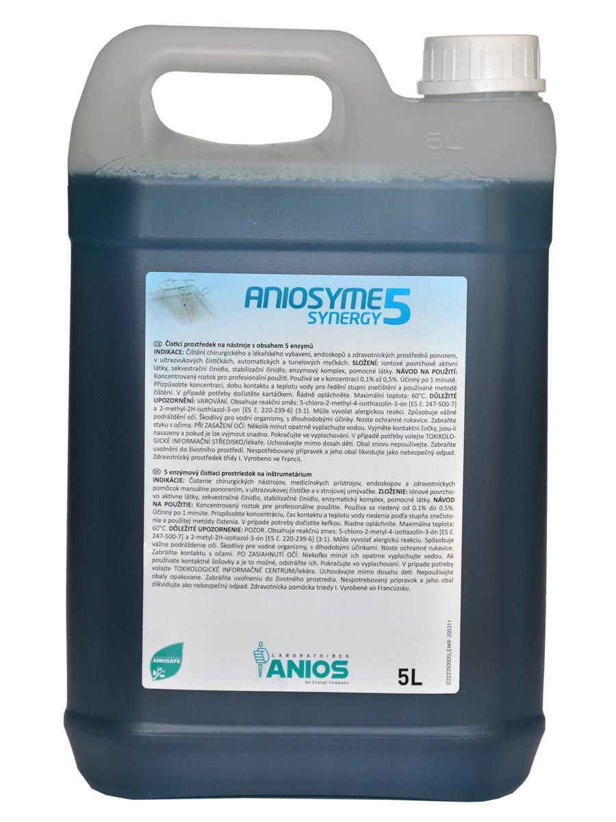 ANIOSYME SYNERGY 5 - 5L (enzymatická dezinfekce)