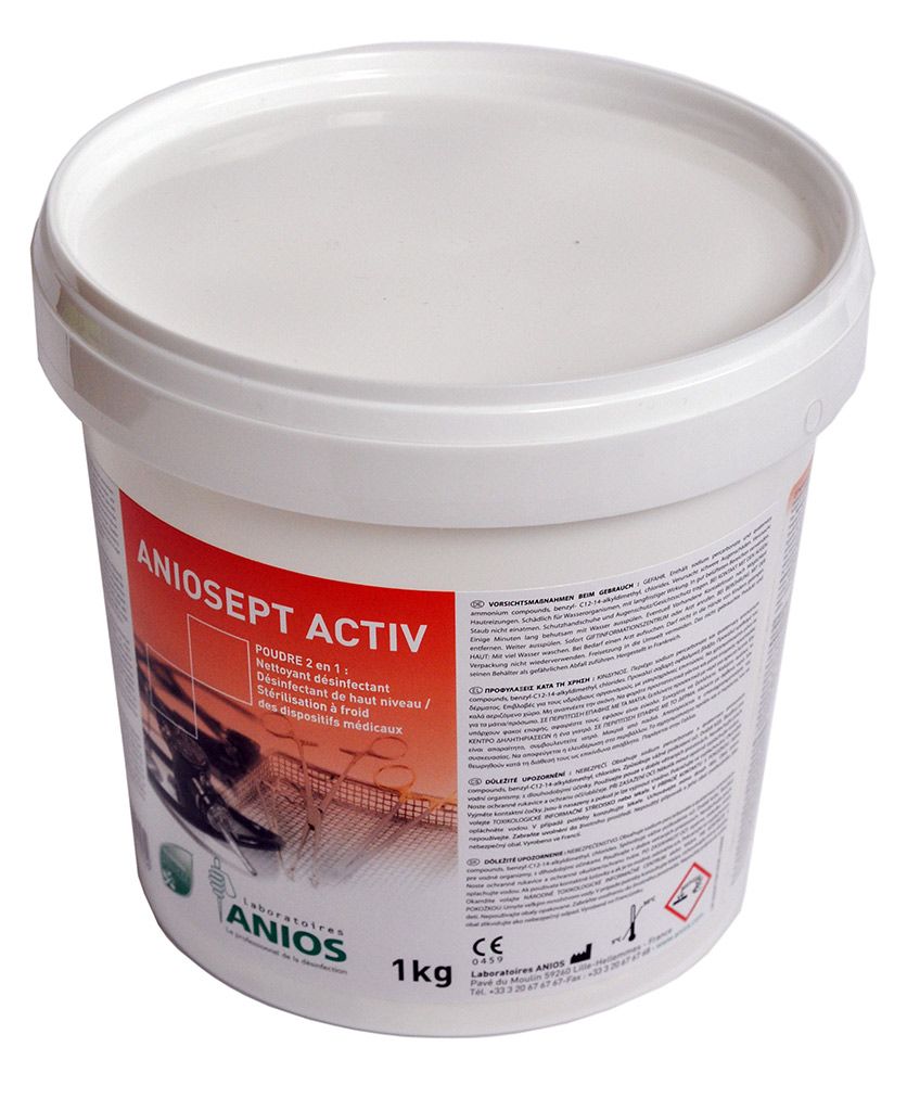 DEZINFEKCE ANIOSEPT ACTIV - 1 KG (nástrojová dezinfekce)