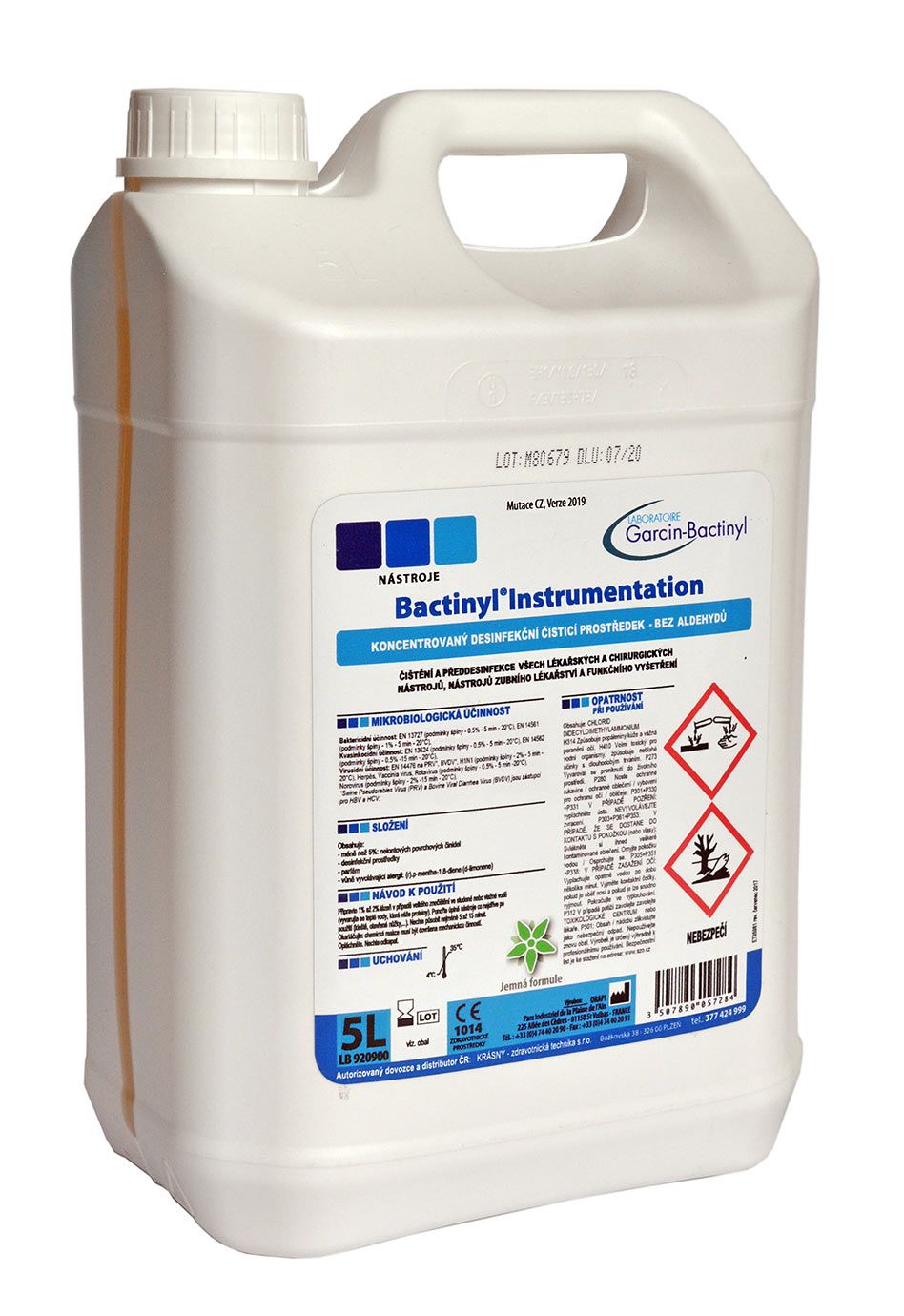 DEZINFEKCE NÁSTROJŮ BACTINYL SLI INSTRUMENTATION - 5L