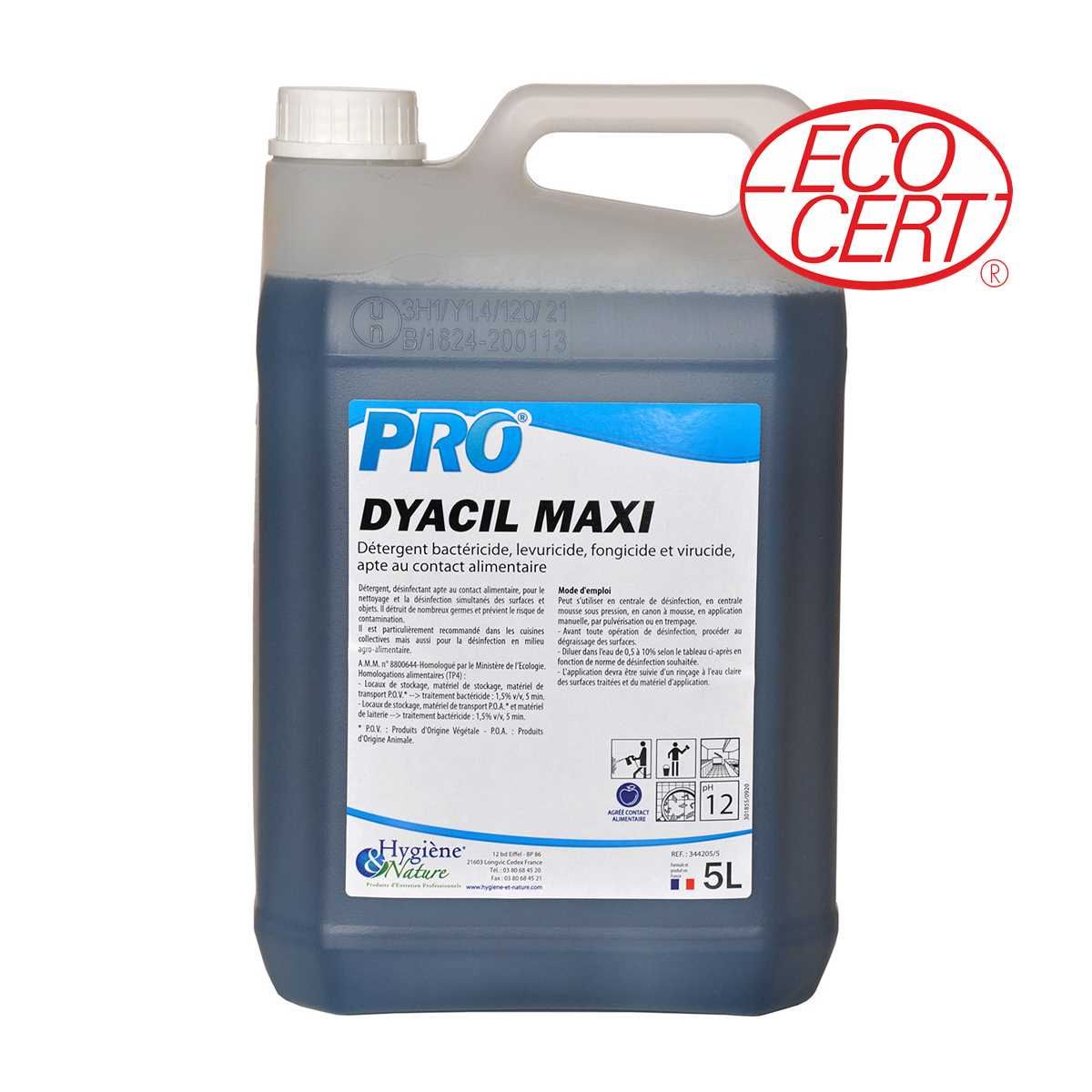 DEZINFEKCE DYACIL MAXI - 5L (přírodní produkt účinný na koronavirus)