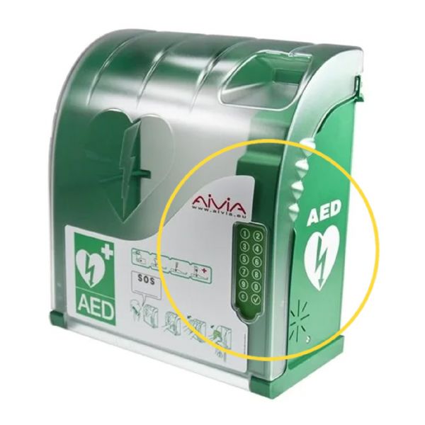 SKŘÍŇKA AED S KODOVÝM ZÁMKEM