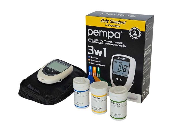 GLUKOMETR PEMPA 3v1 (glukóza, cholesterol, ketolátky)