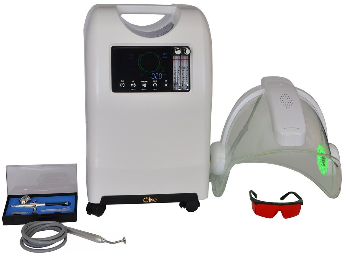 GENERÁTOR KYSLÍKU OLIVE BEAUTY COMFORT s LED helmou