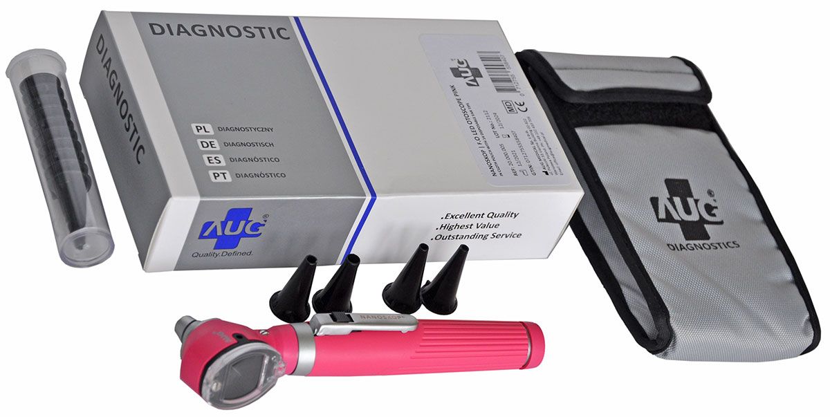 OTOSKOP AUG PINK (LED žárovka)