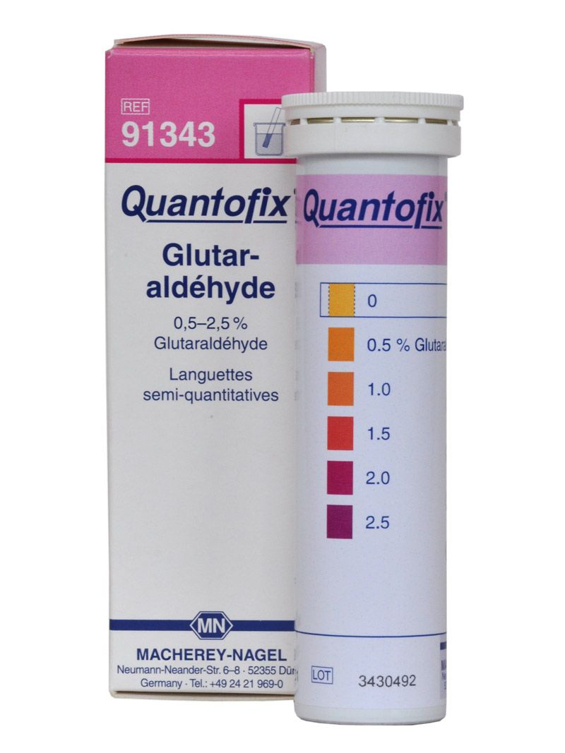 QUANTOFIX GLUTARALDÉHYDE - Testovací proužky