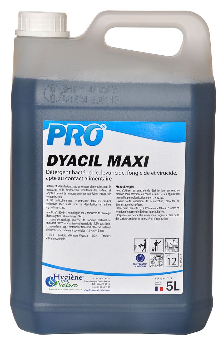 DEZINFEKCE DYACIL MAXI - 5L (přírodní produkt účinný na koronavirus)
