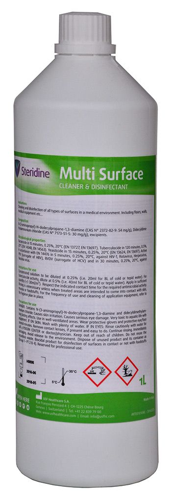 STERIDINE MULTI SURFACE - 1L (plošná dezinfekce)