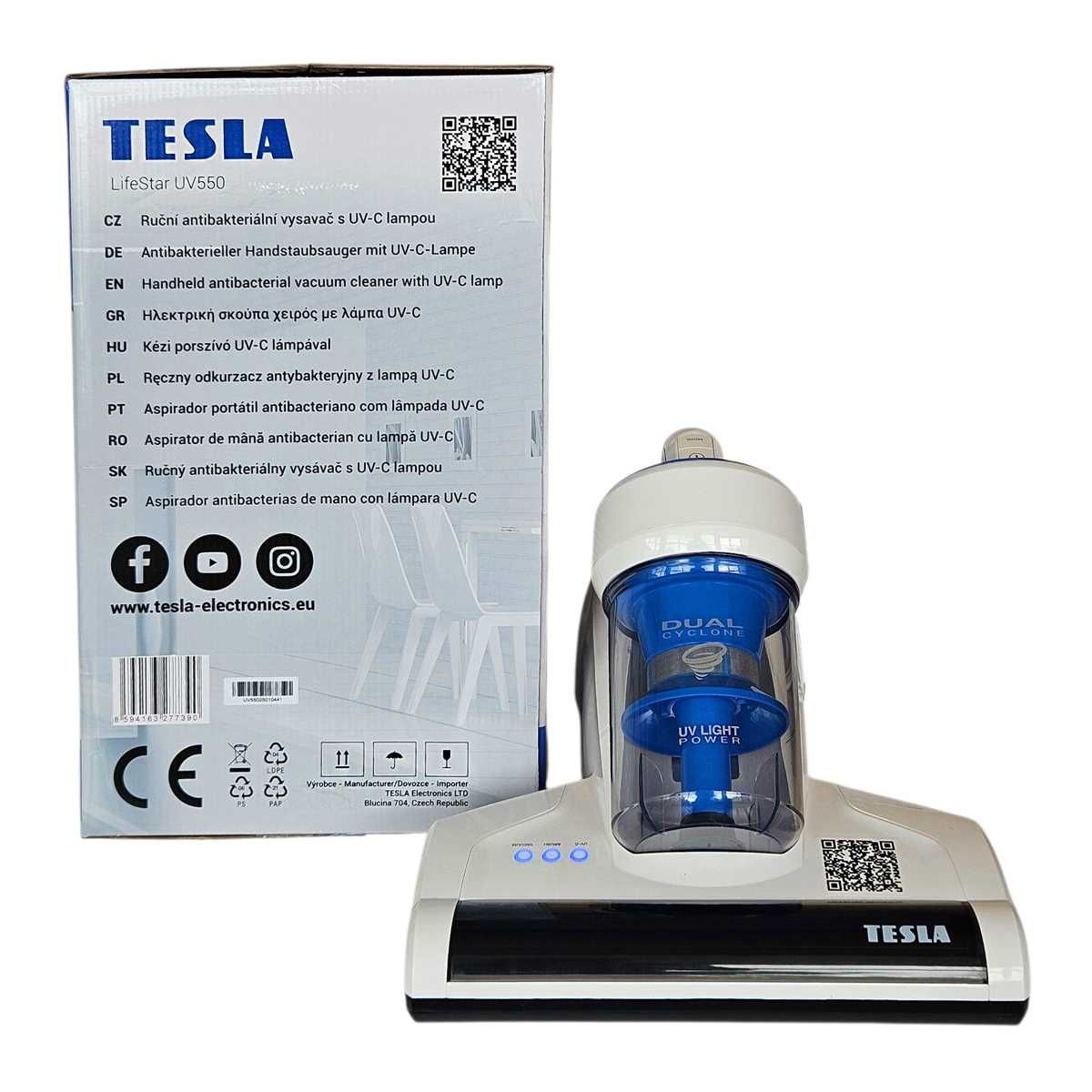 ANTIBAKTERIÁLNÍ VYSAVAČ TESLA s UVC lampou ANTIBAKTERIÁLNÍ VYSAVAČ TESLA s UVC lampou