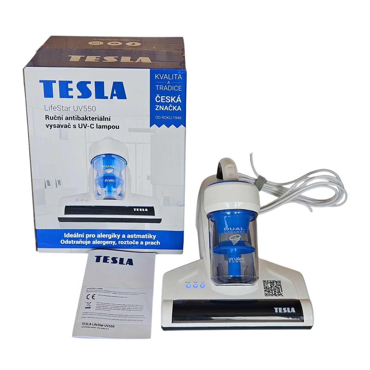ANTIBAKTERIÁLNÍ VYSAVAČ TESLA s UVC lampou ANTIBAKTERIÁLNÍ VYSAVAČ TESLA s UVC lampou
