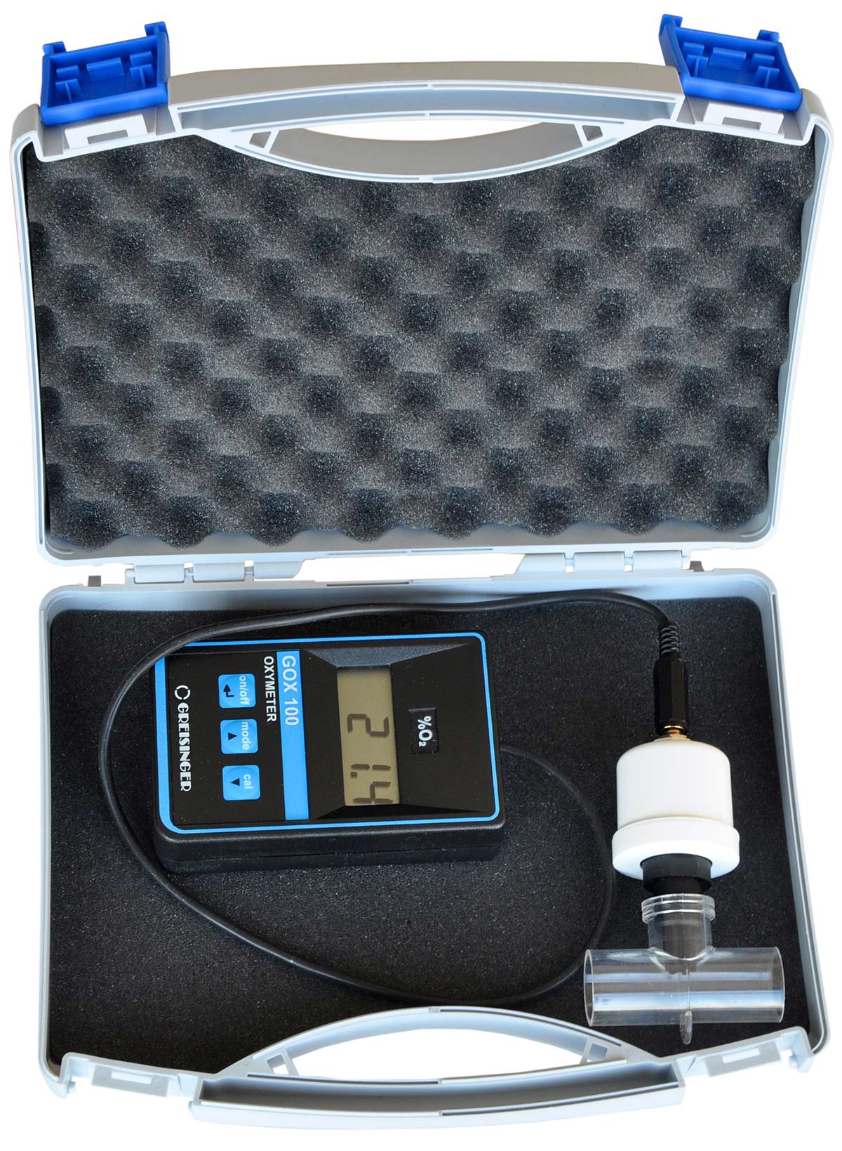 Tester GREISINGER GOX 100 používáme na měření koncentrace kyslíku