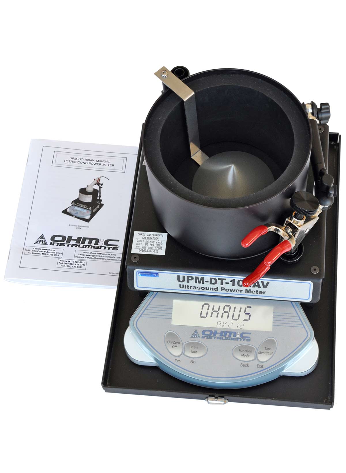 Tester OHMIC Instruments UPM-DT-100AV používáme na zkoušení ultrazvuků a měření UZ výkonu