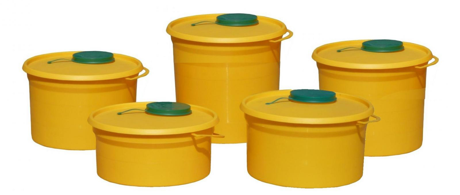 Nádoby BIOHAZARD na nebezpečný materiál