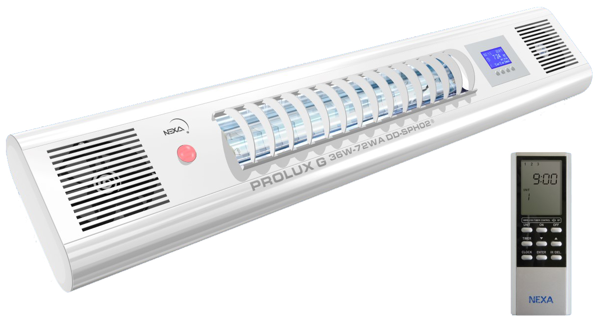 BAKTERICIDNÍ LAMPA PROLUX 55W/72W NÁSTĚNNÁ