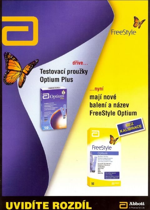 Testovací proužky OPTIUM
