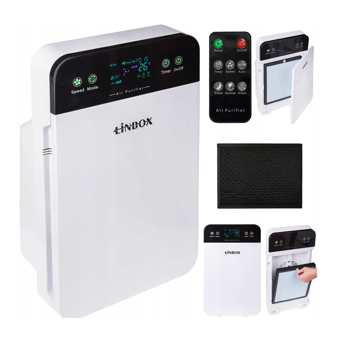 ČISTIČKA VZDUCHU LINBOX s ionizátorem ČISTIČKA VZDUCHU LINBOX s ionizátorem