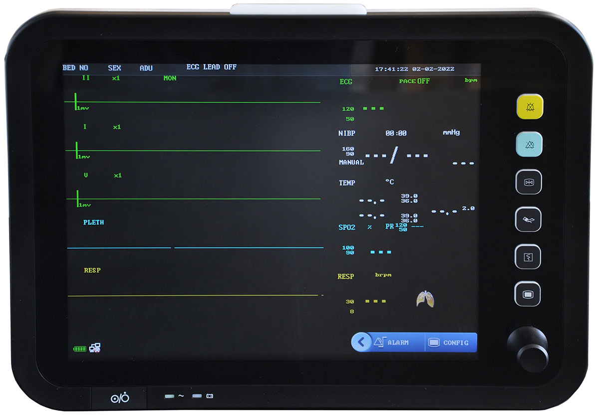 MULTIPARAMETROVÝ MONITOR OLIVE OLV-8000C včetně ETCO2